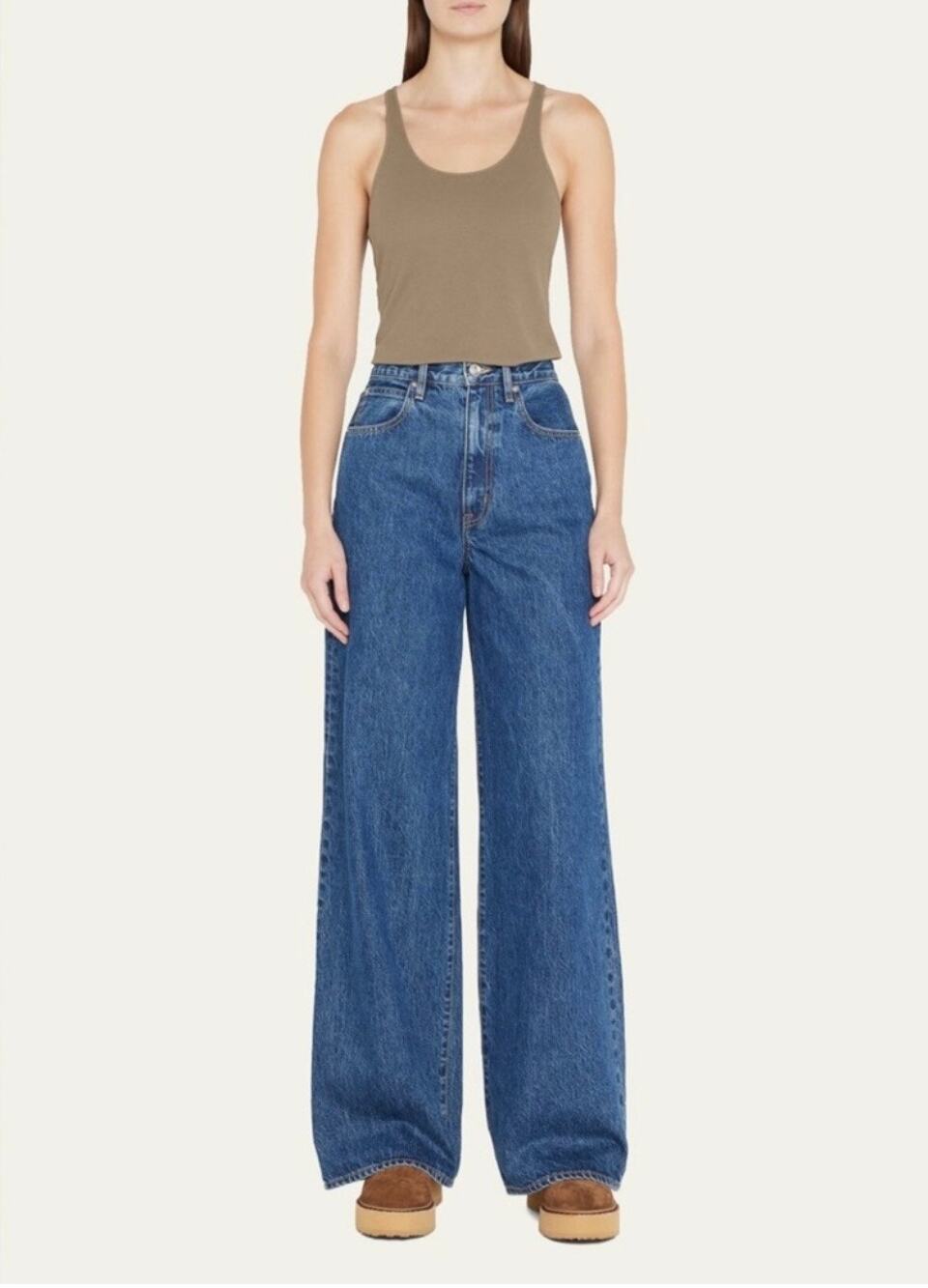 slvrlake eva super wide leg forbidden love jeans size 25